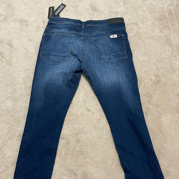 Buffalo David Bitton Max-X Medium Wash Skinny Stretch Men's Jeans 32/34 New - Picture 2 of 4